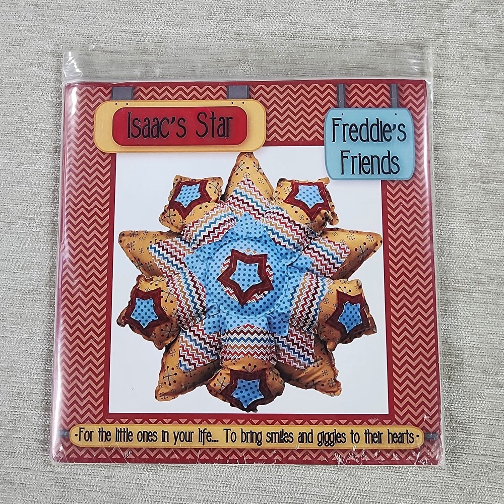 Isaac's Star Pillow Sewing Pattern Freddie & Company Freddie's Friends NIP